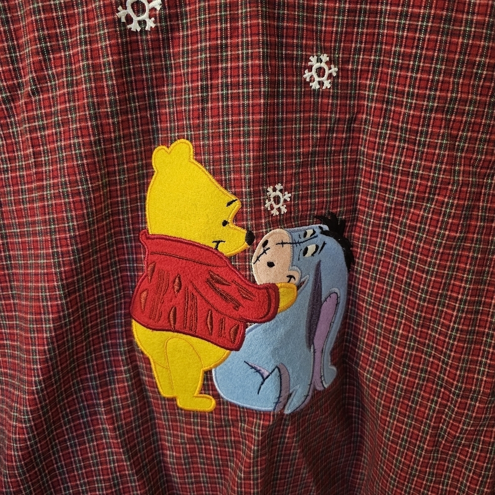 Disney - Winnie The Pooh Sleepwear Bundle Silky Flannel Size M - Picture 8 of 11